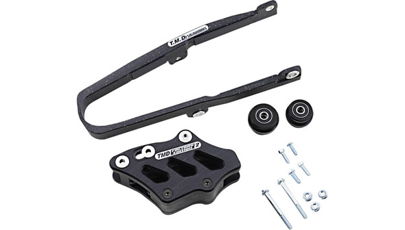 T.M. Designworks Chain Guide and Slider Kit: KCP-KXK - Kawasaki